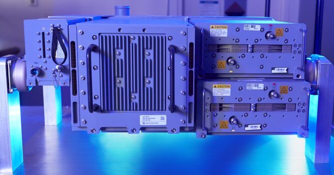 The AN/ALQ-257 Integrated Viper Electronic Warfare Suite (IVEWS) uses an ultra-wideband architecture to counter advanced radio frequency threats. (Photo Credit: Northrop Grumman)